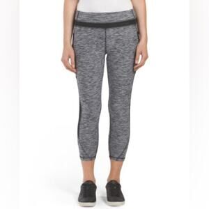 RBX Active Gray Space Dye Capri Leggings Size M!!